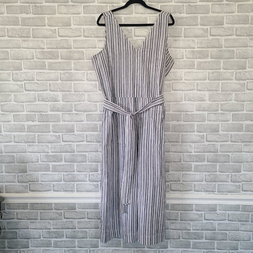 Beach Lunch Lounge Jumper Pantsuit Linen Cotton NEW XL Resort Beach Leisure